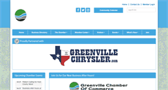 Desktop Screenshot of greenvillechamber.com
